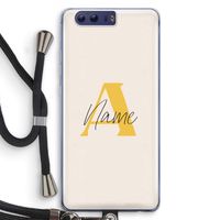 Amber Script: Honor 9 Transparant Hoesje met koord