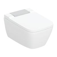 DoucheWC Geberit AquaClean | Glans Wit | Designafdekking Chroom