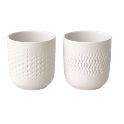 VILLEROY & BOCH - Manufacture Collier Blanc - Beker 0,28l s/2 Wit