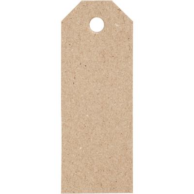 Creativ Company Manilla-labels, afm 3x8 cm, 220 gr, naturel, 20 stuk/ 1 doos