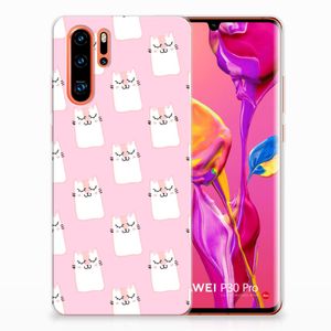 Huawei P30 Pro TPU Hoesje Sleeping Cats