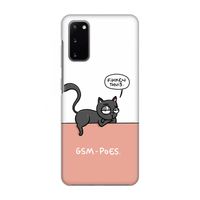 GSM poes: Volledig geprint Samsung Galaxy S20 Hoesje
