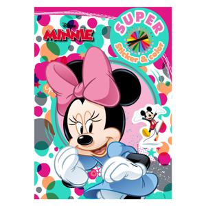 Boek Specials Nederland BV Minnie Mouse Super Sticker & Color Kleurboek