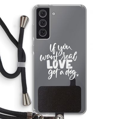 Partner in crime: Samsung Galaxy S21 FE Transparant Hoesje met koord