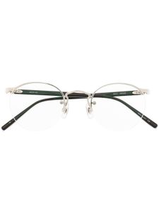 Matsuda lunettes de vue à monture ronde polie - Argent