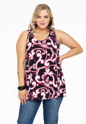 Yoek Singlet flare | Zwart | Maat 46/48