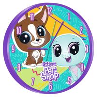 Littlest Pet Shop wandklok 25 cm voor kinderen - thumbnail