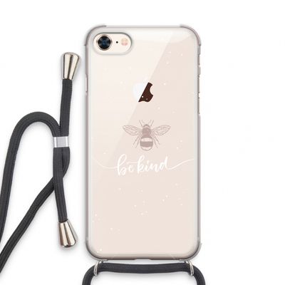 Be(e) kind: iPhone 8 Transparant Hoesje met koord