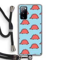 Dinosawrr: Samsung Galaxy S20 FE / S20 FE 5G Transparant Hoesje met koord Dinosawrr: Samsung Galaxy S20 FE / S20 FE 5G Transparant Hoesje met koord