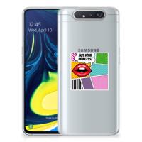 Samsung Galaxy A80 | Sillicone Back Cover | Popart Princess