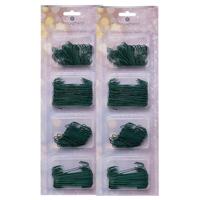 Kerstbalhaakjes - 600x stuks - groen - 7 en 10 cm - kerstboomhaakjes