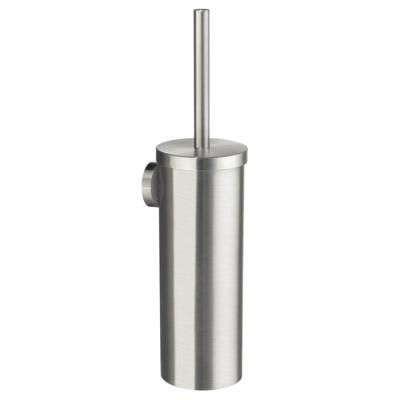 Smedbo Home Toiletborstelhouder - gesloten - wandmodel - geborsteld nikkel H332N