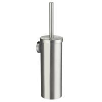 Smedbo Home Toiletborstelhouder - gesloten - wandmodel - geborsteld nikkel H332N
