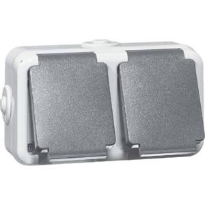 PEHA by Honeywell 306211 Wandcontactdoos Compleet 1-voudig Grijs 1 stuk(s)
