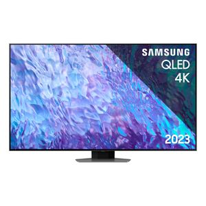 Samsung QE75Q80CATXXN tv 190,5 cm (75") 4K Ultra HD Smart TV Wifi Koolstof, Zilver