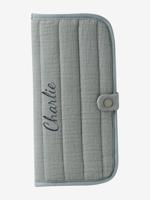 Hoes van katoenen gaas voor familiealbum saliegroen