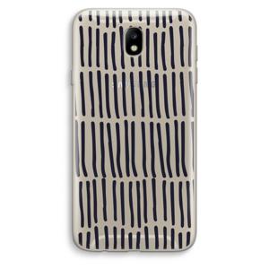 Moroccan stripes: Samsung Galaxy J7 (2017) Transparant Hoesje