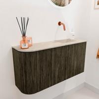 Toiletmeubel Mondiaz Joya Dlux | 81.6 cm | Meubelkleur Shadow | Faye wastafel Frappe Wasbak Rechts | Zonder kraangat(en) Toiletmeubel Mondiaz Joya Dlux | 81.6 cm | Meubelkleur Shadow | Faye wastafel Frappe Wasbak Rechts | Zonder kraangat(en)