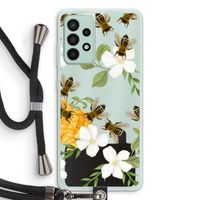 No flowers without bees: Samsung Galaxy A52s 5G Transparant Hoesje met koord