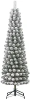 Black Box Trees Charlton Pilar kunstkerstboom besneeuwd groen 215cm