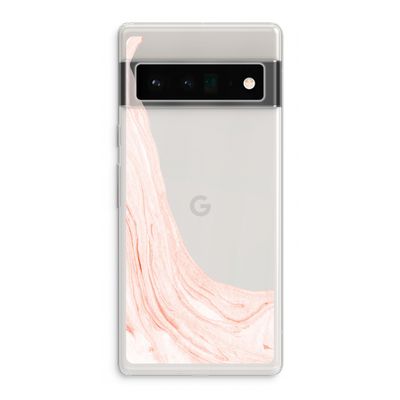 Peach bath: Google Pixel 6 Pro Transparant Hoesje