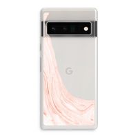 Peach bath: Google Pixel 6 Pro Transparant Hoesje