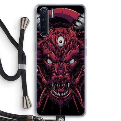 Hell Hound and Serpents: Oppo A91 Transparant Hoesje met koord