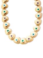 Lauren Rubinski collier Evil Eye en or jaune 14ct