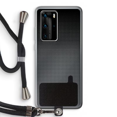Musketon Halftone: Huawei P40 Pro Transparant Hoesje met koord