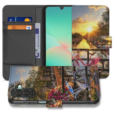 Samsung Galaxy A17 | Flip Cover | Bookcase | Amsterdamse Grachten Zwart