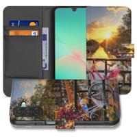 Samsung Galaxy A17 | Flip Cover | Bookcase | Amsterdamse Grachten Zwart