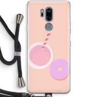 Donut: LG G7 Thinq Transparant Hoesje met koord