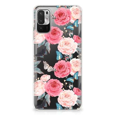 Xiaomi Redmi Note 10/10T 5G | Poco M3 Pro | TPU Case | Butterfly Roses Xiaomi Redmi Note 10/10T 5G | Poco M3 Pro | TPU Case | Butterfly Roses