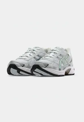 Asics Gel-1130 Sneakers Unisex Wit/Zilver/Lichtgroen - Maat 46.5 - Kleur: ZilverLichtgroenWit | Soccerfanshop
