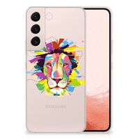 Samsung Galaxy S22 Telefoonhoesje met Naam Lion Color - thumbnail