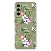 Samsung Galaxy S21FE | TPU Hoesje | Flamingo Palms Samsung Galaxy S21FE | TPU Hoesje | Flamingo Palms