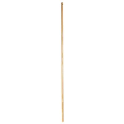 Bezemsteel Universeel FSC Hout - 140 cm - met klem-uiteinde