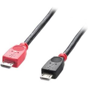 Lindy 31758 USB-kabel micro-USB-B > micro-USB-B male/male