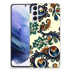 Siliconen Hoesje Samsung Galaxy S21 Plus Barok Flower