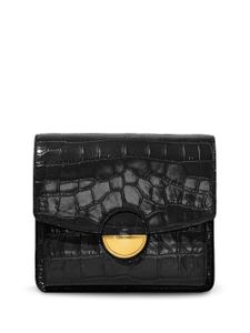 Proenza Schouler sac à bandoulière à effet peau de crocodile - Noir