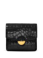 Proenza Schouler sac à bandoulière à effet peau de crocodile - Noir