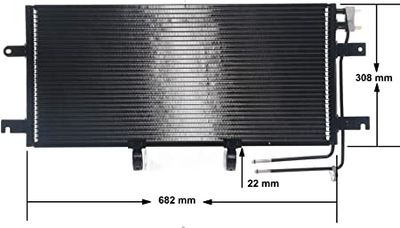 Condensor, airconditioning AC332000S