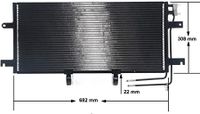 Condensor, airconditioning AC332000S