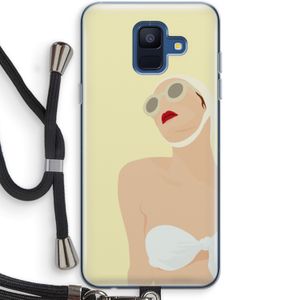 Summer: Samsung Galaxy A6 (2018) Transparant Hoesje met koord