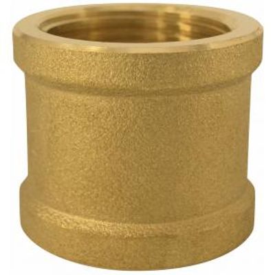 Messing sok met binnendraad 1 1/4 inch