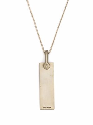 Parts of Four collier à pendentif - Argent