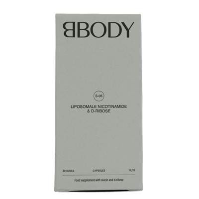 BBody Liposomale Nicotinamide & D-Ribose 30Capsules
