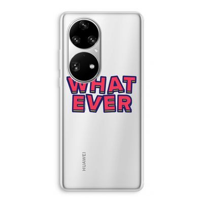 Whatever: Huawei P50 Pro Transparant Hoesje