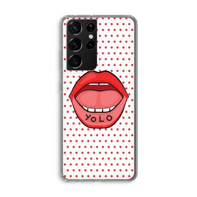 Yolo Denise: Samsung Galaxy S21 Ultra Transparant Hoesje