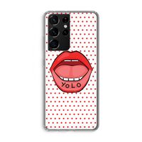 Yolo Denise: Samsung Galaxy S21 Ultra Transparant Hoesje